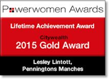 Lesley Lintott Lifetime Achievement Award